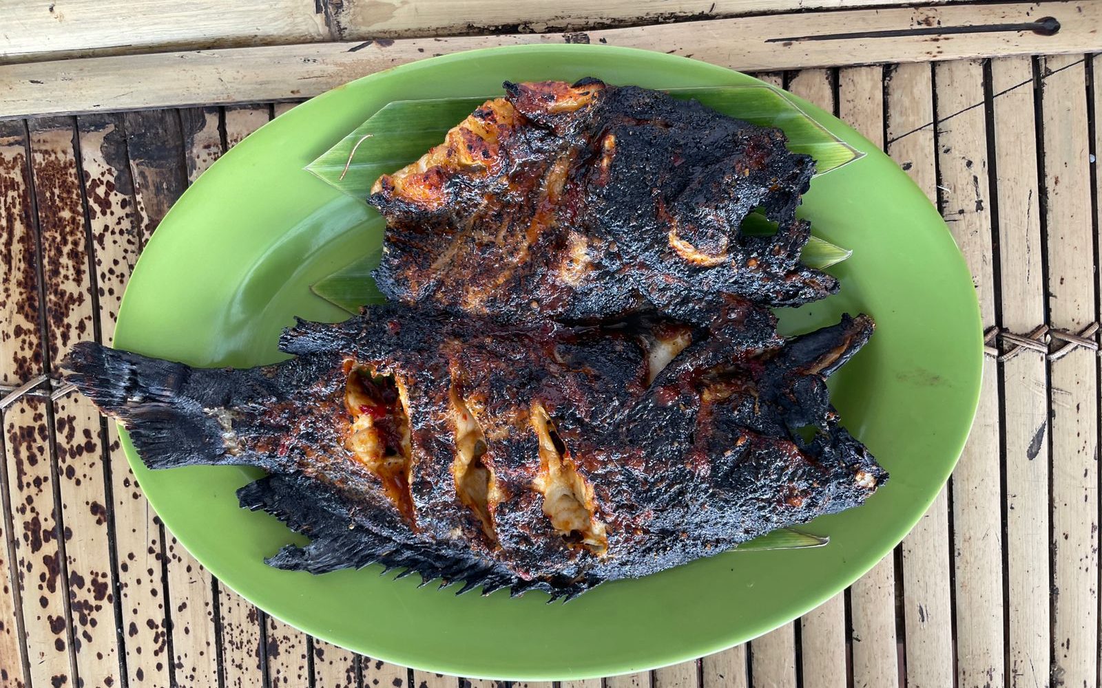 Ikan Kerapu Bakar - Restoran Terapung di Lombok