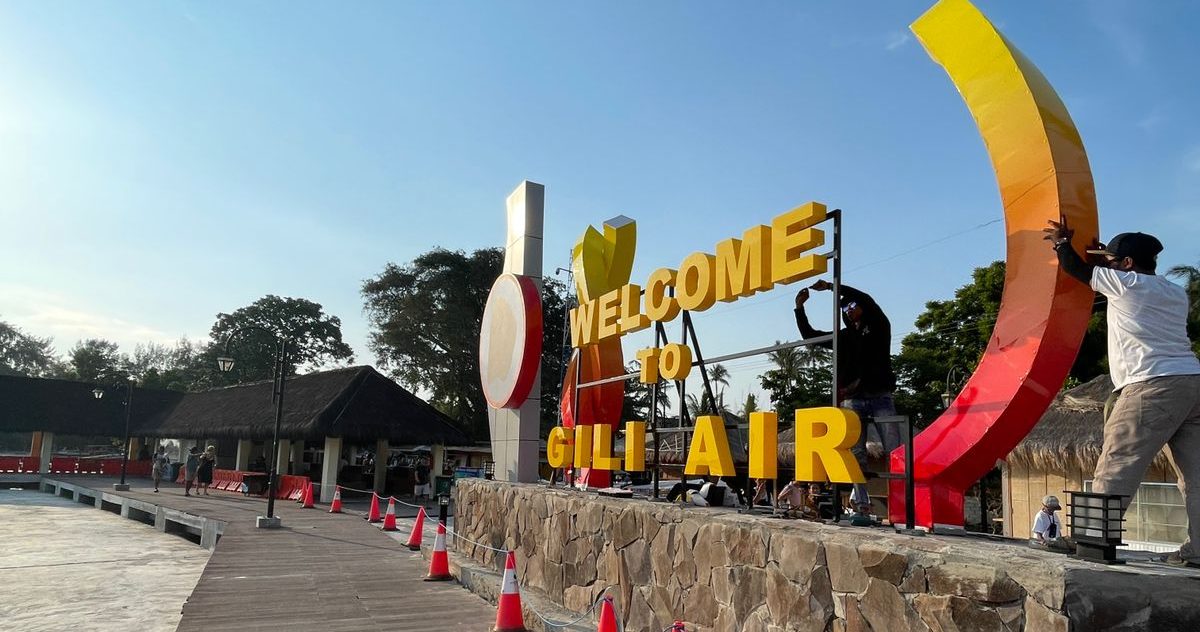 Welcome Sign Gili Air